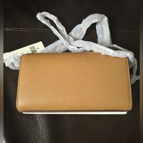Tory Burch Gold Leather Wristlet - Picture 5 of 6